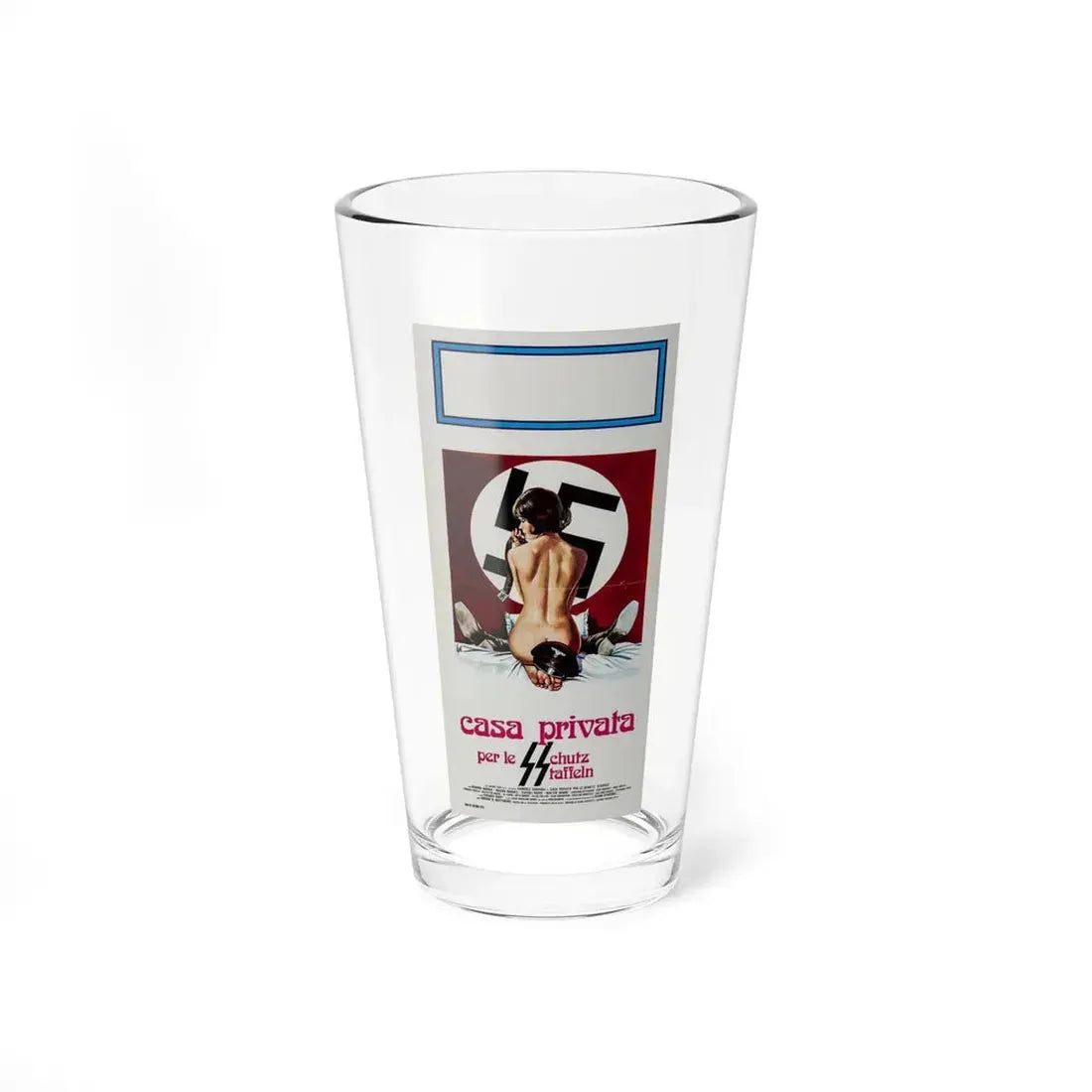 SS GIRLS (ITALIAN) 2 1977 Movie Poster - Pint Glass 16oz - Go Mug Yourself