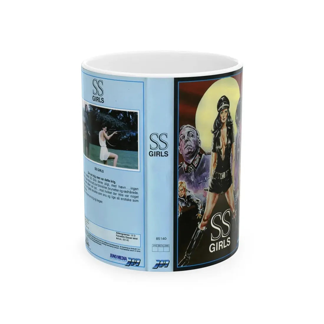 SS GIRLS (VHS COVER) - White Coffee Mug 11oz - Go Mug Yourself