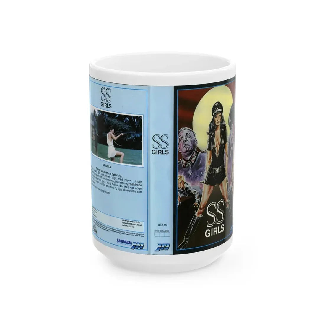 SS GIRLS (VHS COVER) - White Coffee Mug 15oz - Go Mug Yourself