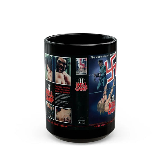 SS HELL CAMP (VHS COVER) - Black Coffee Mug-15oz-Go Mug Yourself