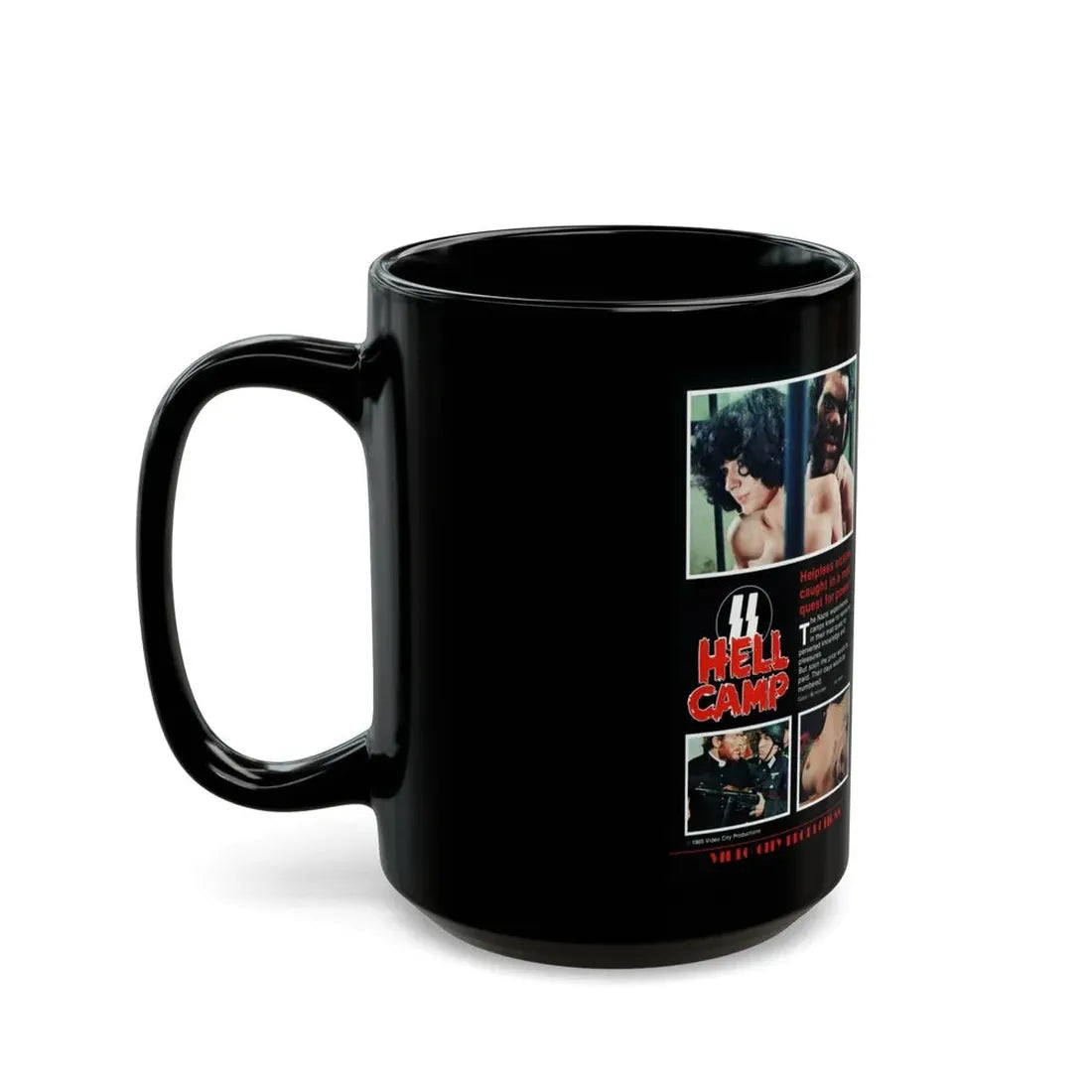SS HELL CAMP (VHS COVER) - Black Coffee Mug - Go Mug Yourself