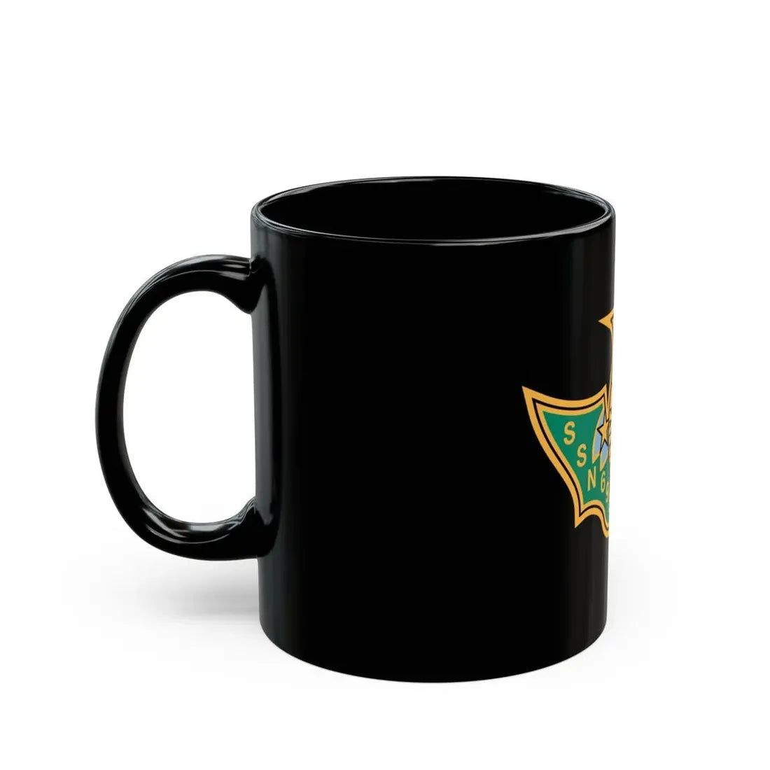 SSN 698 USS Bremerton Patriae Defensor AD Hoc Adsum (U.S. Navy) Black Coffee Mug - Go Mug Yourself