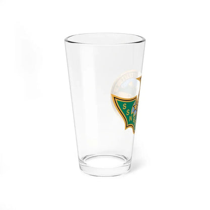 SSN 698 USS Bremerton Patriae Defensor AD Hoc Adsum (U.S. Navy) Pint Glass 16oz - Go Mug Yourself