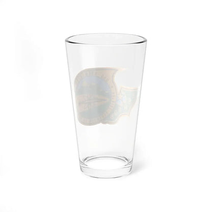 SSN 698 USS Bremerton Patriae Defensor AD Hoc Adsum (U.S. Navy) Pint Glass 16oz - Go Mug Yourself