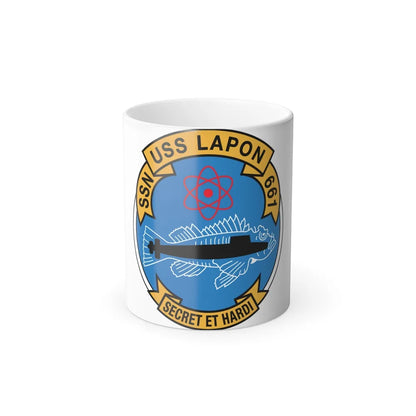 SSN USS Lapon 661 Secret ET Hardi (U.S. Navy) Color Changing Mug 11oz-11oz-Go Mug Yourself