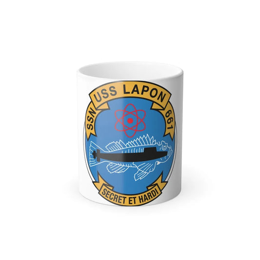 SSN USS Lapon 661 Secret ET Hardi (U.S. Navy) Color Changing Mug 11oz-11oz-Go Mug Yourself