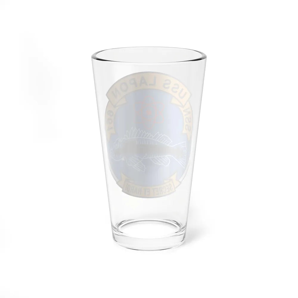 SSN USS Lapon 661 Secret ET Hardi (U.S. Navy) Pint Glass 16oz-Go Mug Yourself