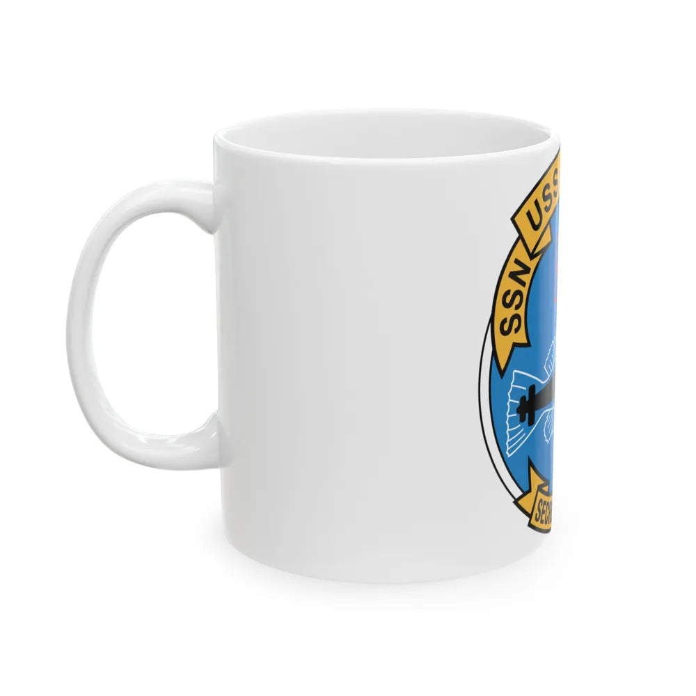 SSN USS Lapon 661 Secret ET Hardi (U.S. Navy) White Coffee Mug-Go Mug Yourself