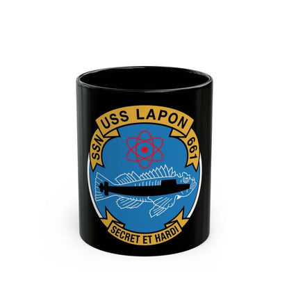 SSN USS Lapon 661 Secret ET Hardi (U.S. Navy) Black Coffee Mug 11oz - Go Mug Yourself
