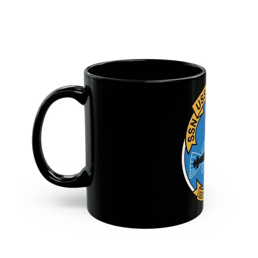 SSN USS Lapon 661 Secret ET Hardi (U.S. Navy) Black Coffee Mug - Go Mug Yourself