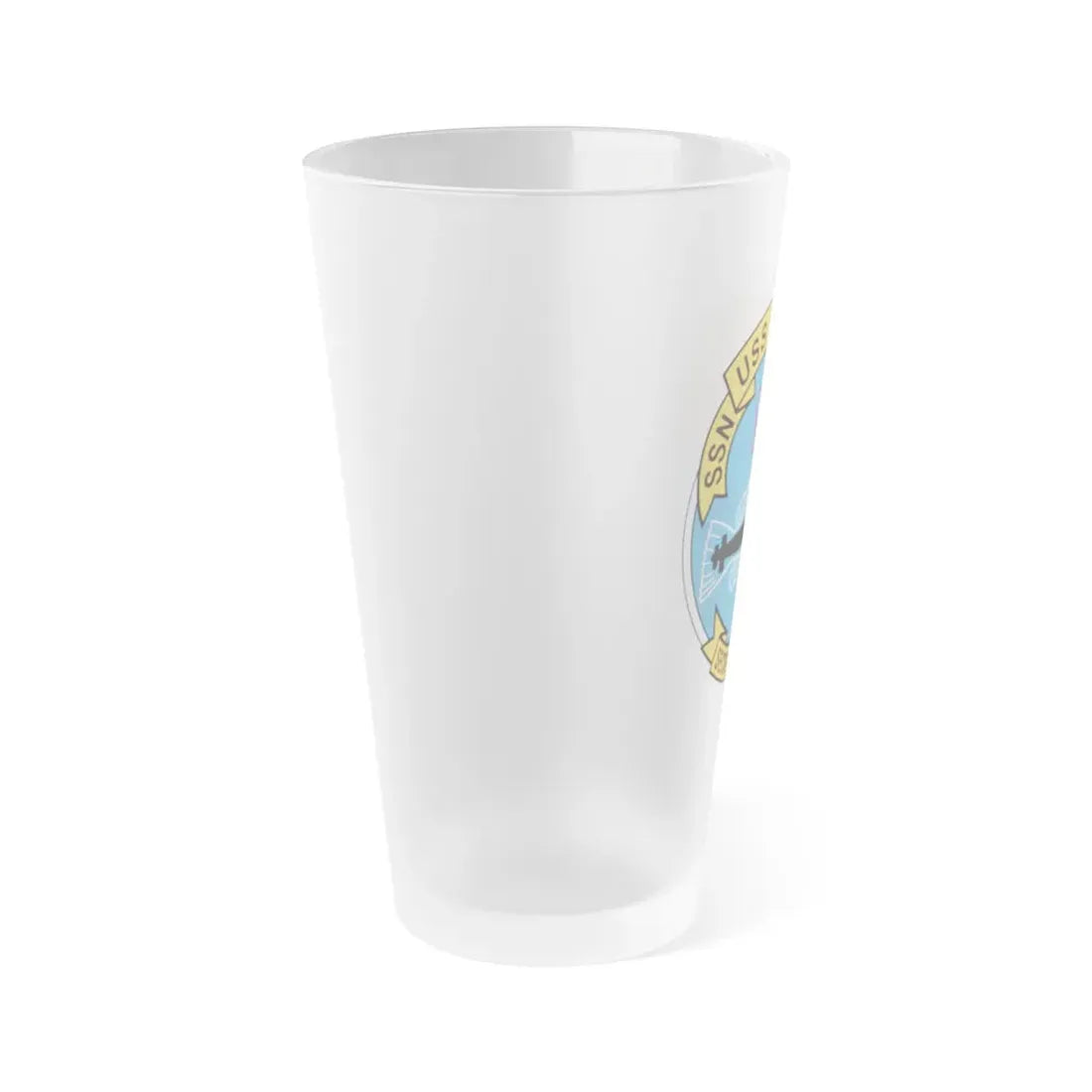 SSN USS Lapon 661 Secret ET Hardi (U.S. Navy) Frosted Pint Glass 16oz - Go Mug Yourself