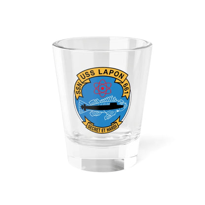 SSN USS Lapon 661 Secret ET Hardi (U.S. Navy) Shot Glass 1.5oz 1.5oz - Go Mug Yourself