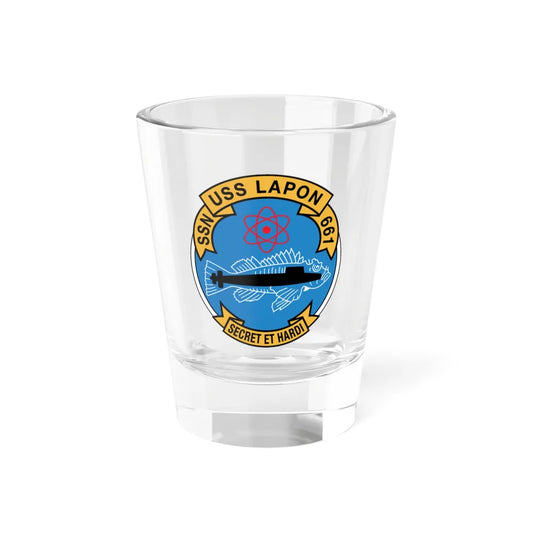 SSN USS Lapon 661 Secret ET Hardi (U.S. Navy) Shot Glass 1.5oz 1.5oz - Go Mug Yourself
