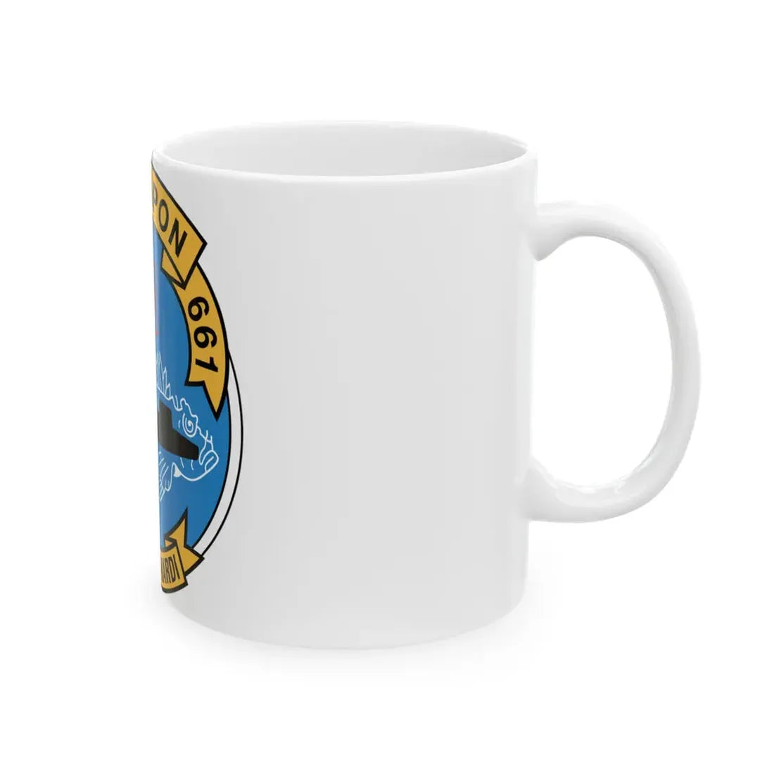 SSN USS Lapon 661 Secret ET Hardi (U.S. Navy) White Coffee Mug - Go Mug Yourself