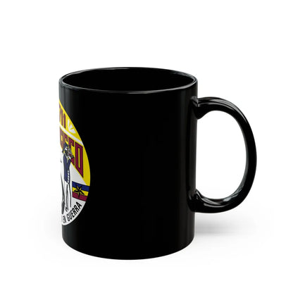 SSN711 San Francisco Oro En Paz Fierro En Guerra (U.S. Navy) Black Coffee Mug-Go Mug Yourself