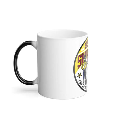 SSN711 San Francisco Oro En Paz Fierro En Guerra (U.S. Navy) Color Changing Mug 11oz-Go Mug Yourself