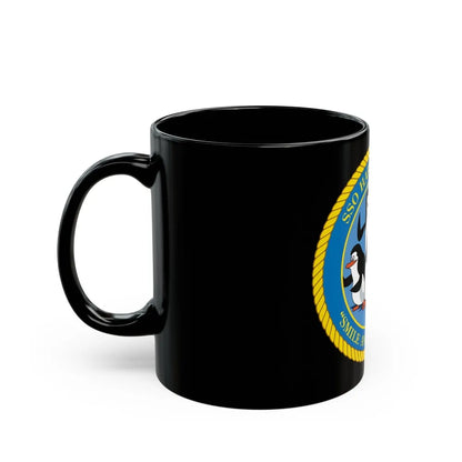 SSO Harbor Pilots Smile and Wave Boys (U.S. Navy) Black Coffee Mug-Go Mug Yourself