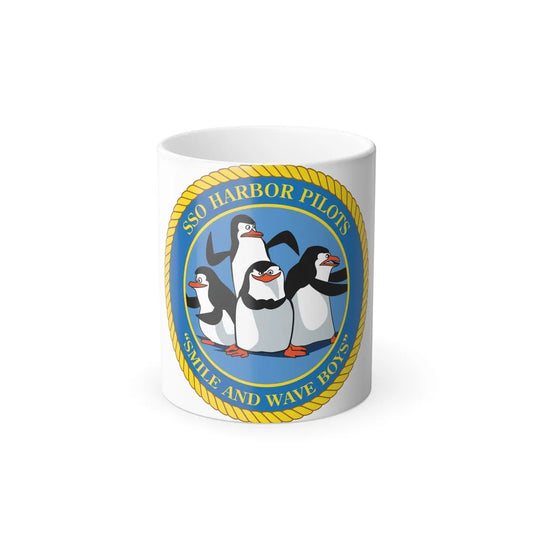 SSO Harbor Pilots Smile and Wave Boys (U.S. Navy) Color Changing Mug 11oz-11oz-Go Mug Yourself