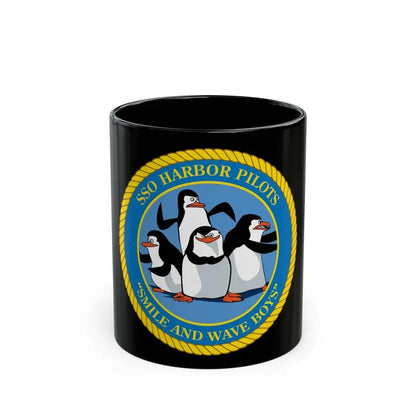 SSO Harbor Pilots Smile and Wave Boys (U.S. Navy) Black Coffee Mug - Go Mug Yourself