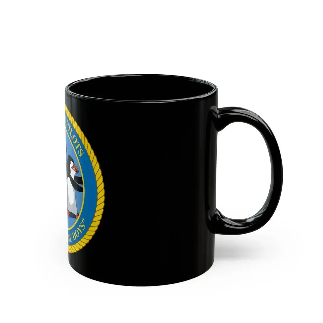 SSO Harbor Pilots Smile and Wave Boys (U.S. Navy) Black Coffee Mug - Go Mug Yourself