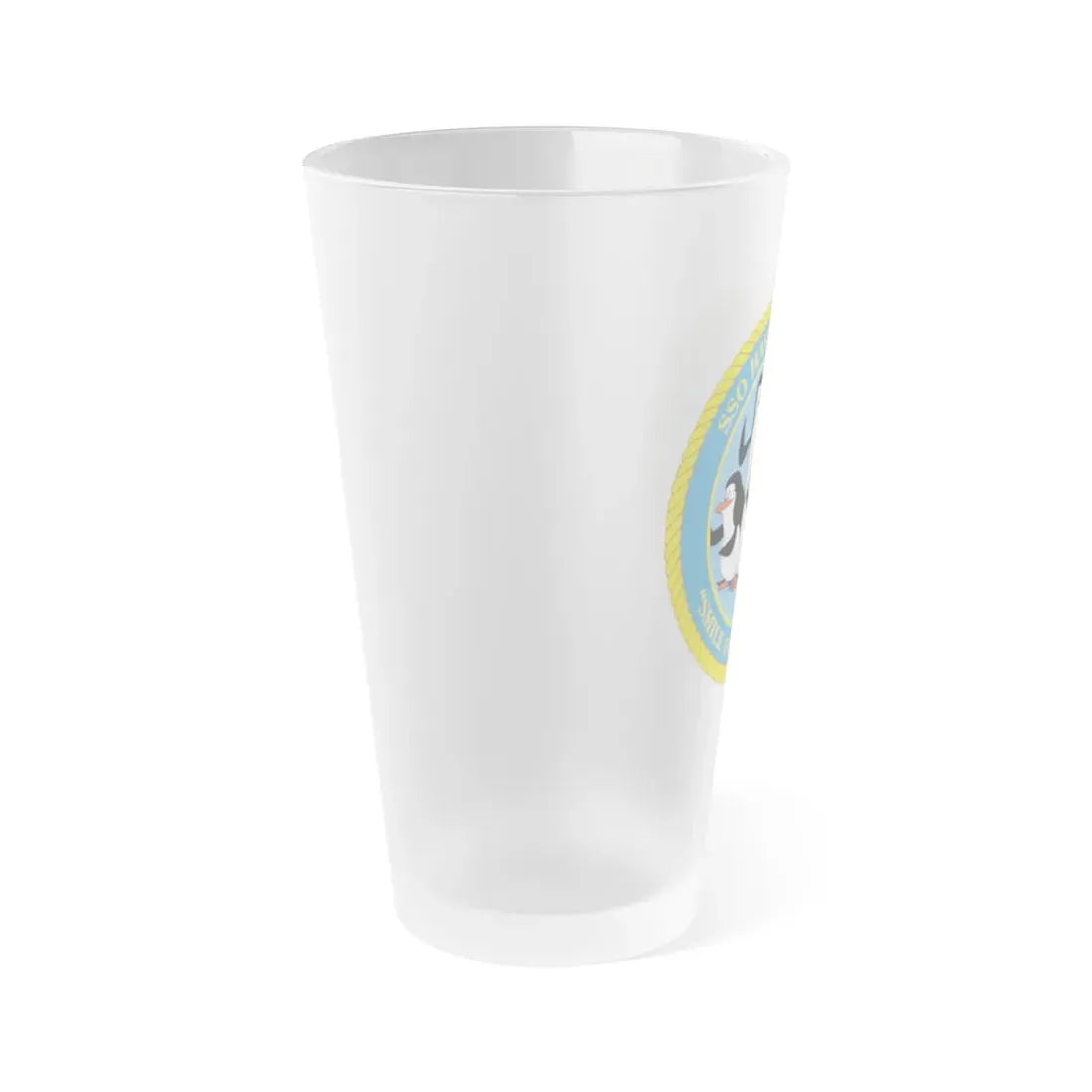 SSO Harbor Pilots Smile and Wave Boys (U.S. Navy) Frosted Pint Glass 16oz - Go Mug Yourself