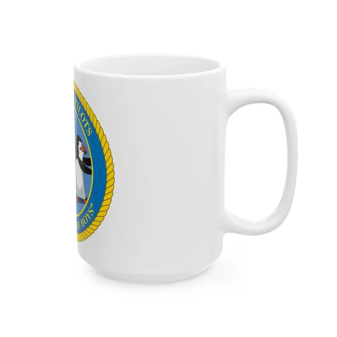SSO Harbor Pilots Smile and Wave Boys (U.S. Navy) White Coffee Mug - Go Mug Yourself