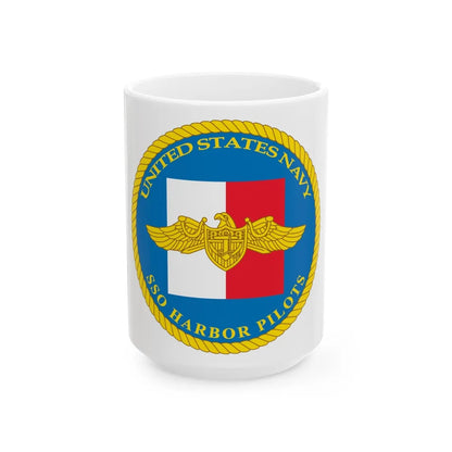 SSO Harbor Pilots (U.S. Navy) White Coffee Mug-15oz-Go Mug Yourself