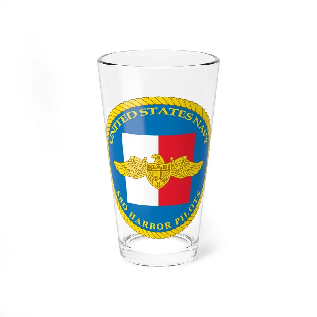 SSO Harbor Pilots (U.S. Navy) Pint Glass 16oz 16oz - Go Mug Yourself
