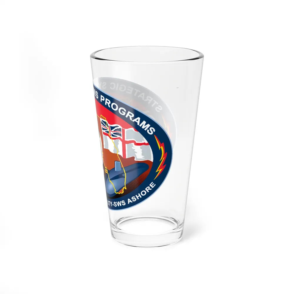 SSP ITFAC SWS Ashore (U.S. Navy) Pint Glass 16oz-Go Mug Yourself