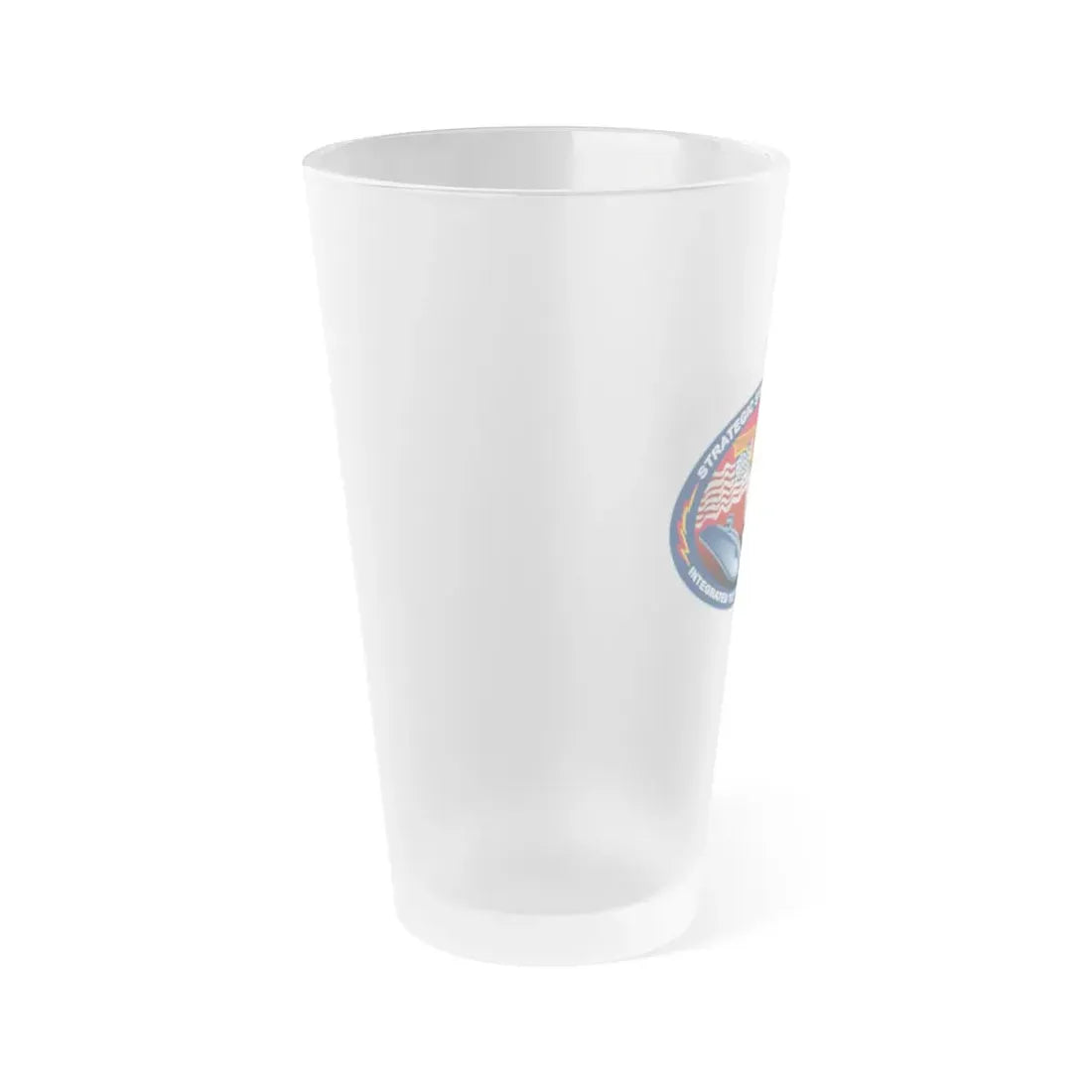 SSP ITFAC SWS Ashore (U.S. Navy) Frosted Pint Glass 16oz - Go Mug Yourself