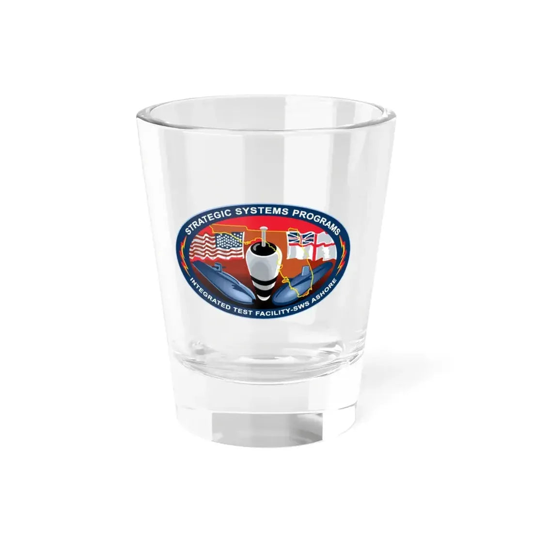 SSP ITFAC SWS Ashore (U.S. Navy) Shot Glass 1.5oz 1.5oz - Go Mug Yourself
