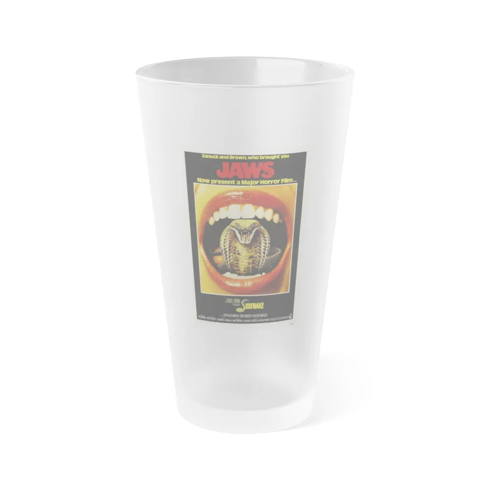 SSSSSSS (SSSSSNAKE) 1973 Movie Poster - Frosted Pint Glass 16oz-16oz-Frosted-Go Mug Yourself