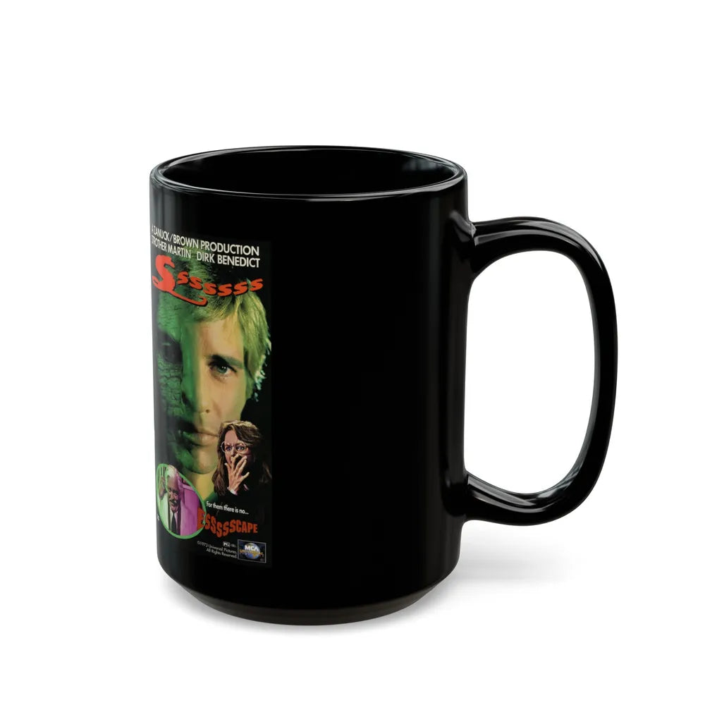 SSSSSSS (VHS COVER) - Black Coffee Mug-Go Mug Yourself