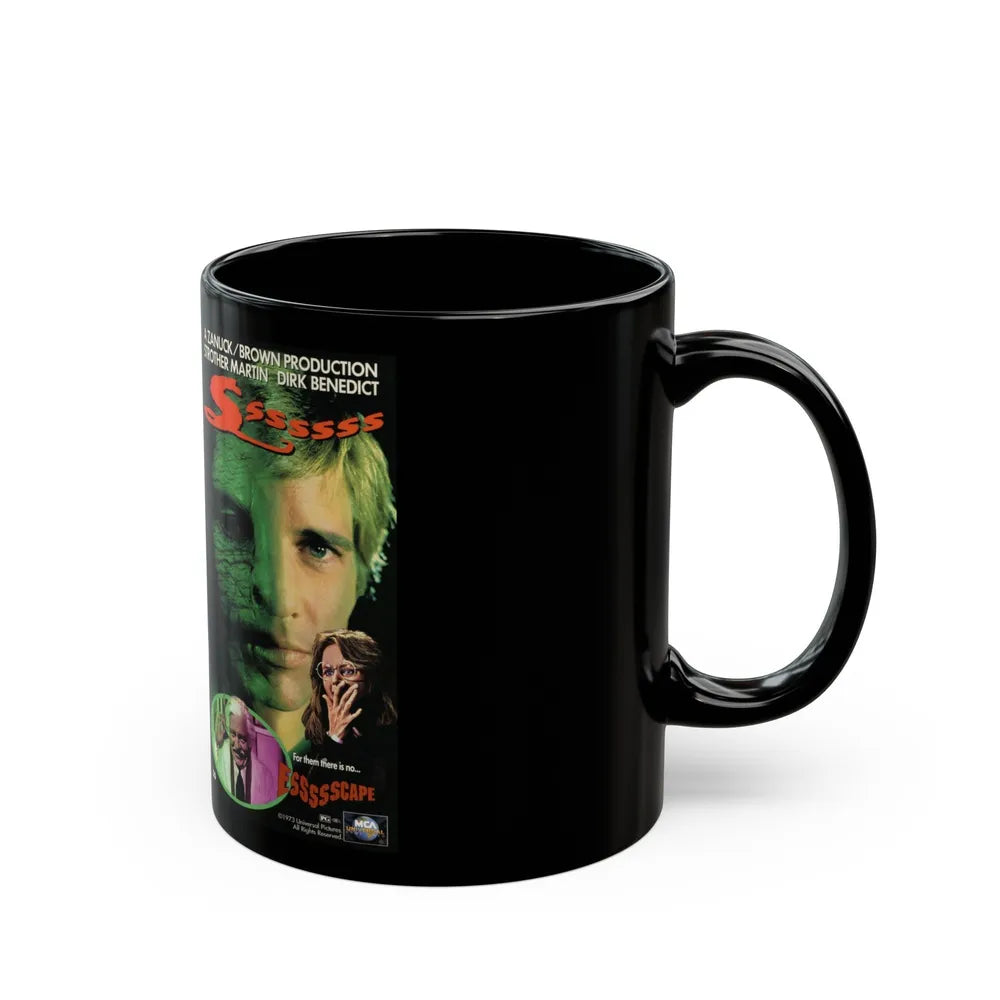 SSSSSSS (VHS COVER) - Black Coffee Mug-Go Mug Yourself