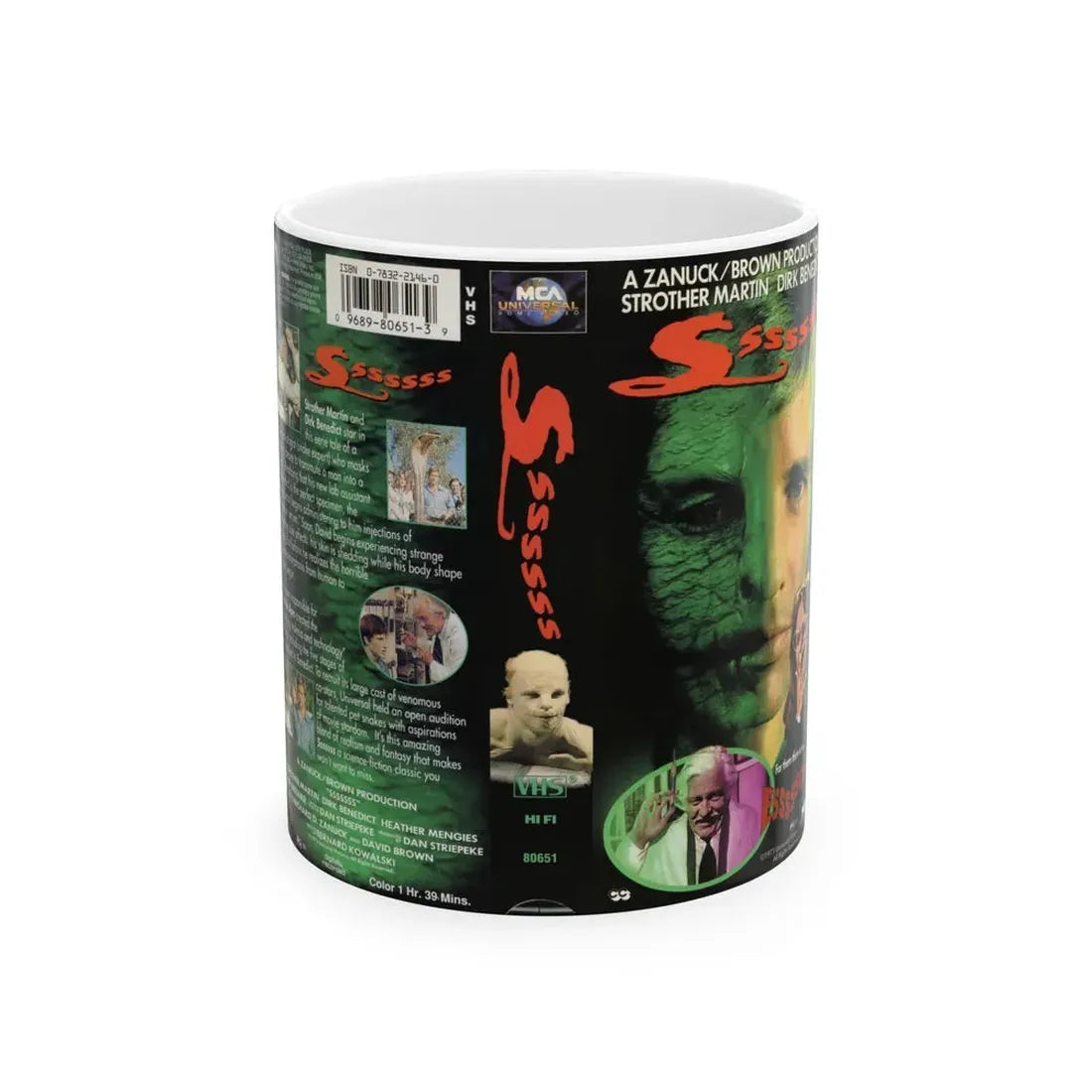 SSSSSSS (VHS COVER) - White Coffee Mug 11oz - Go Mug Yourself