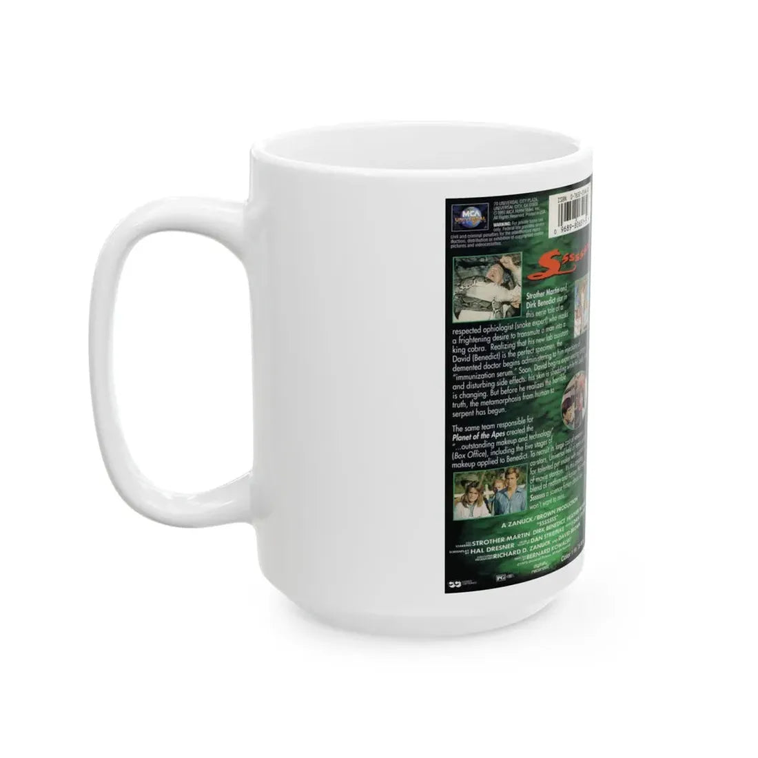 SSSSSSS (VHS COVER) - White Coffee Mug - Go Mug Yourself