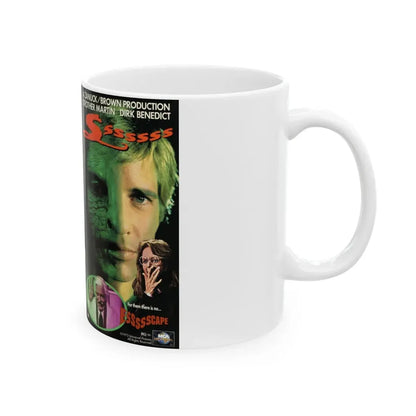 SSSSSSS (VHS COVER) - White Coffee Mug - Go Mug Yourself
