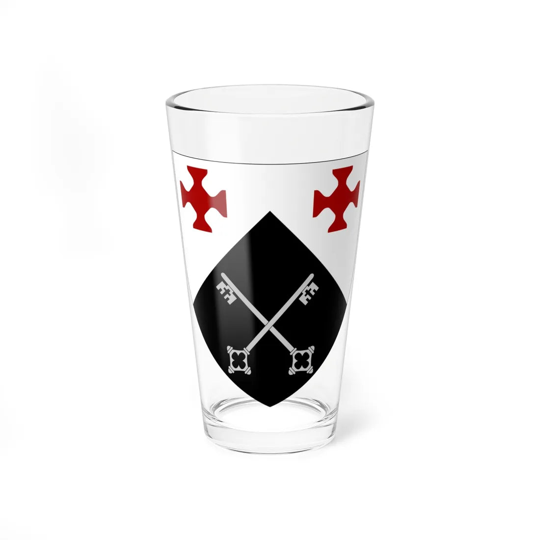 St Aidans College Durham arms (England) (Coat of Arms) Pint Glass 16oz 16oz - Go Mug Yourself