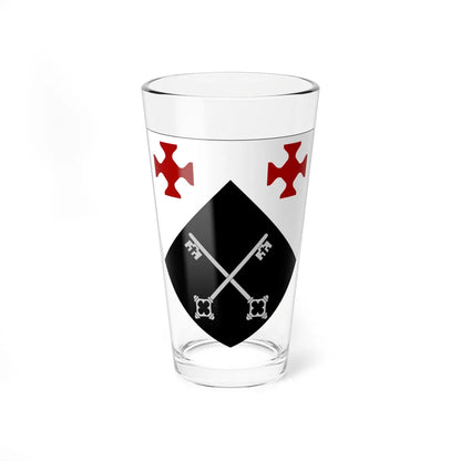 St Aidans College Durham arms (England) (Coat of Arms) Pint Glass 16oz 16oz - Go Mug Yourself