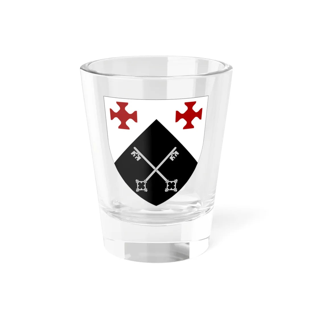 St Aidans College Durham arms (England) (Coat of Arms) Shot Glass 1.5oz - Go Mug Yourself