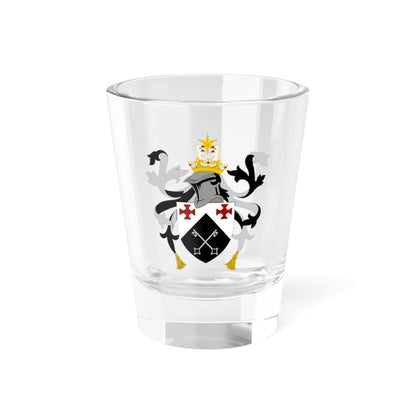 St Aidans College (England) (Coat of Arms) Shot Glass 1.5oz 1.5oz - Go Mug Yourself