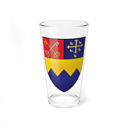 St Benets Hall Oxford Coat Of Arms (England) (Coat of Arms) Pint Glass 16oz 16oz - Go Mug Yourself