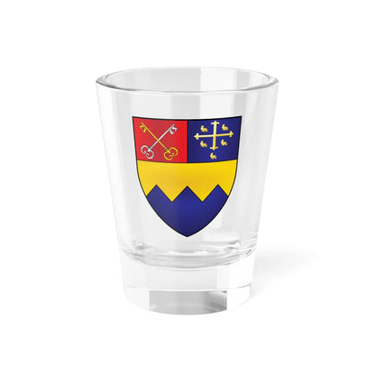 St Benets Hall Oxford Coat Of Arms (England) (Coat of Arms) Shot Glass 1.5oz 1.5oz - Go Mug Yourself