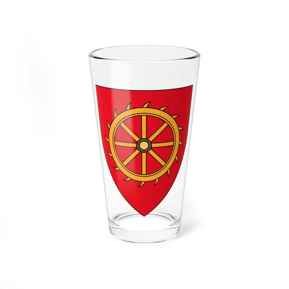 St Catharines College Crest - flat (England) (Coat of Arms) Pint Glass 16oz 16oz - Go Mug Yourself