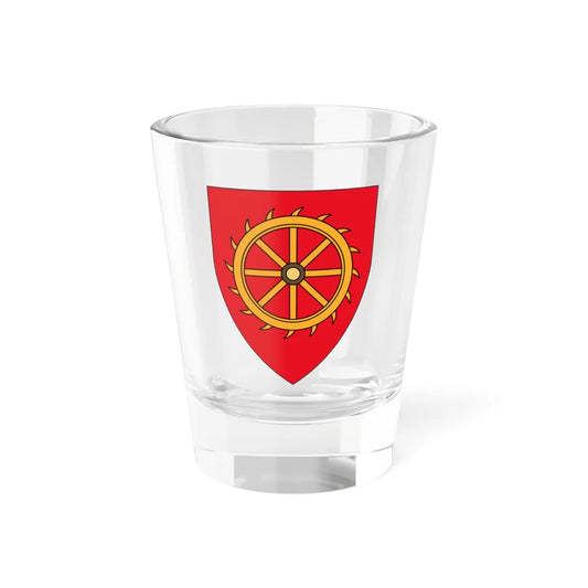 St Catharines College Crest - flat (England) (Coat of Arms) Shot Glass 1.5oz 1.5oz - Go Mug Yourself