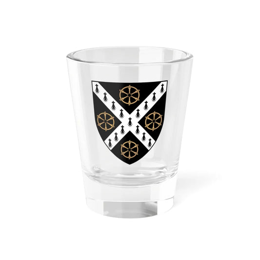 St-Catherines College Oxford Coat Of Arms (England) (Coat of Arms) Shot Glass 1.5oz 1.5oz - Go Mug Yourself