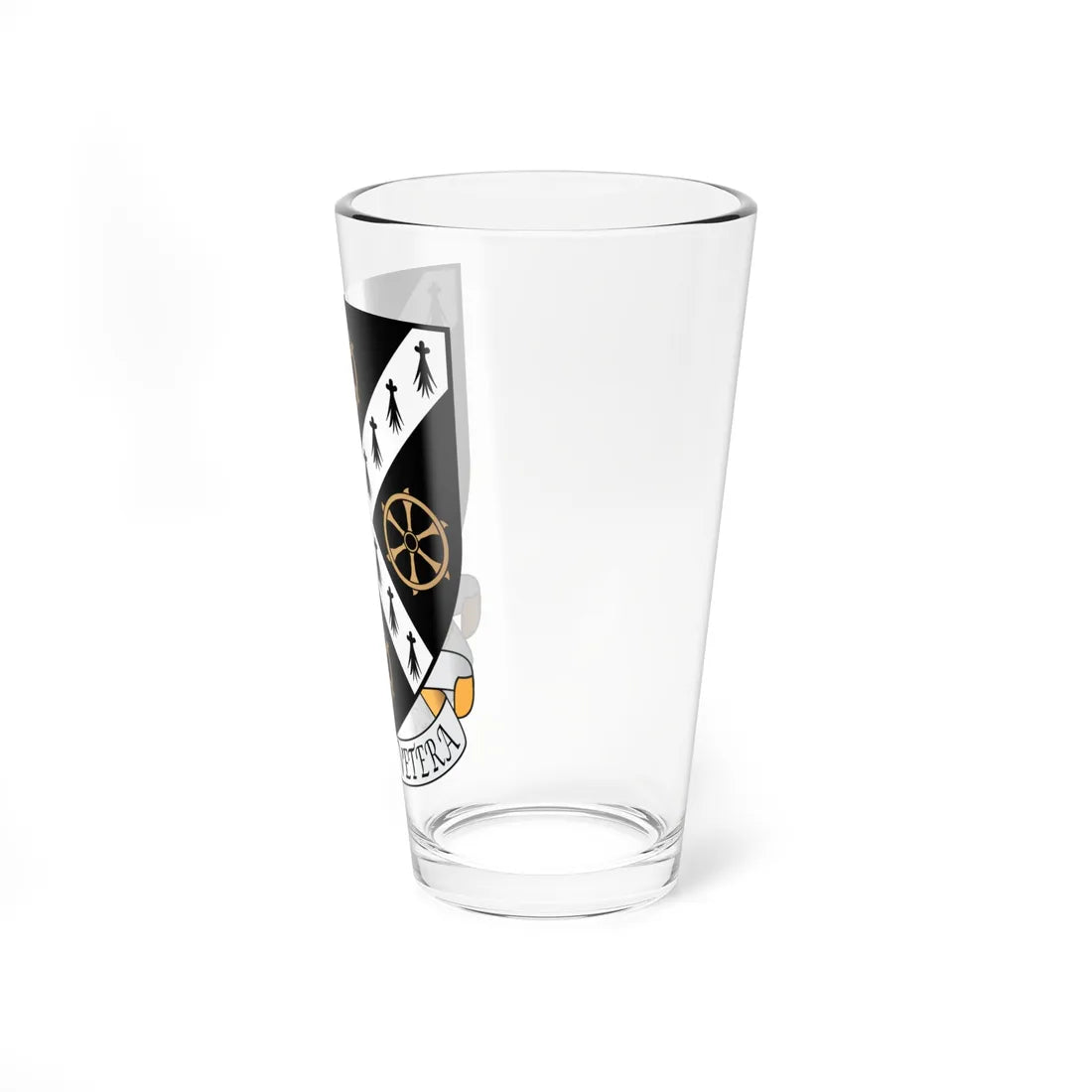 St-Catherines College Oxford Coat Of Arms Motto (England) (Coat of Arms) Pint Glass 16oz - Go Mug Yourself