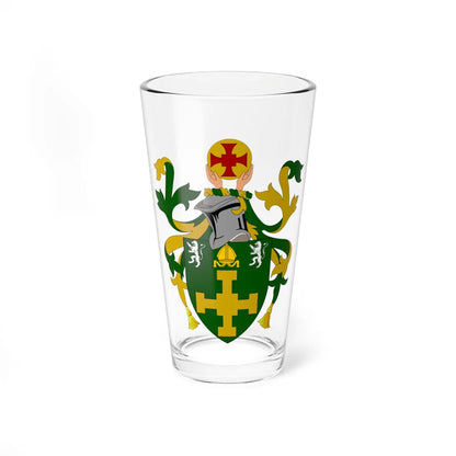 St Chads college Durham (England) (Coat of Arms) Pint Glass 16oz 16oz - Go Mug Yourself