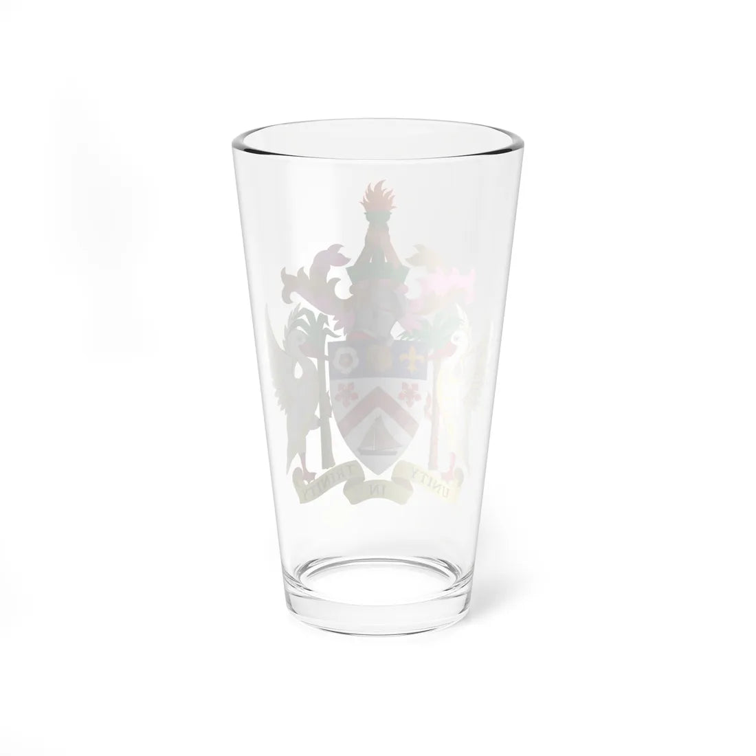 St Christopher-Nevis-Anguilla Coat of Arms (Saint Kitts and Nevis) (Coat of Arms) Pint Glass 16oz - Go Mug Yourself