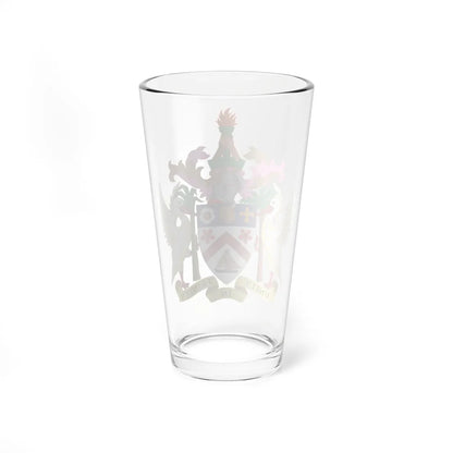 St Christopher-Nevis-Anguilla Coat of Arms (Saint Kitts and Nevis) (Coat of Arms) Pint Glass 16oz - Go Mug Yourself